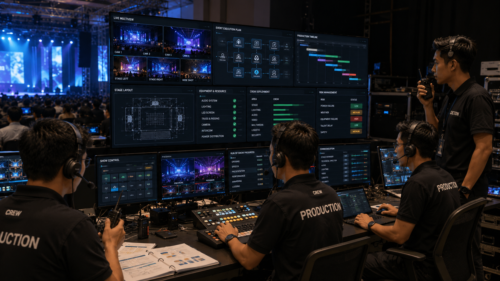Strategi Eksekusi Produksi Berdasarkan Event Execution Plan