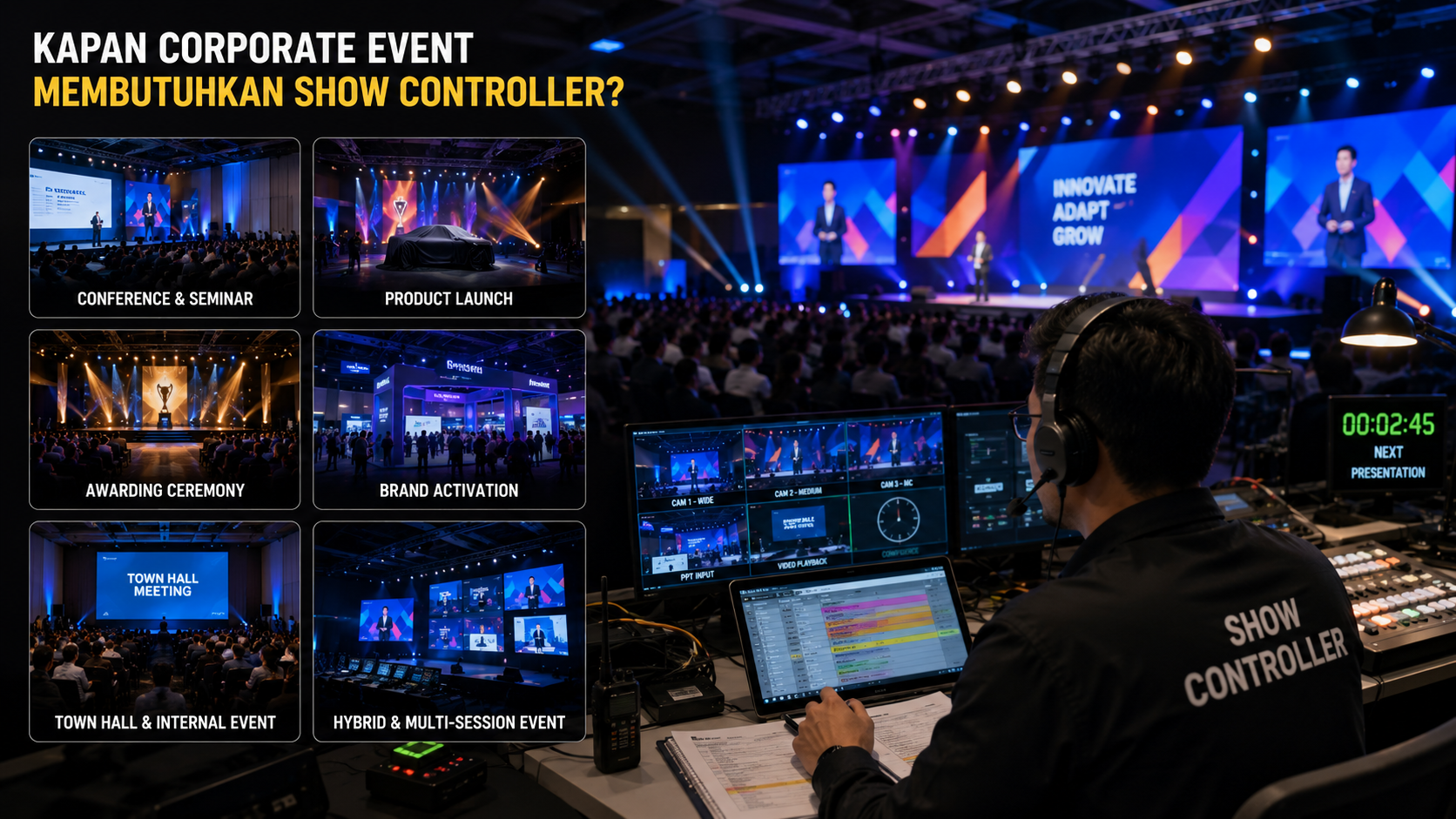 Kapan Corporate Event Membutuhkan Show Controller ?