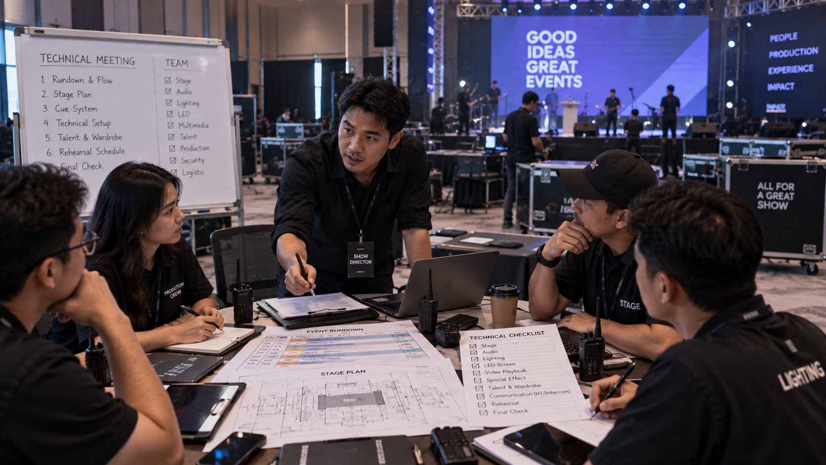Tanggung Jawab Show Director Sebelum Acara